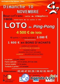 Photo du loto Loto du ping pong (cppmo)