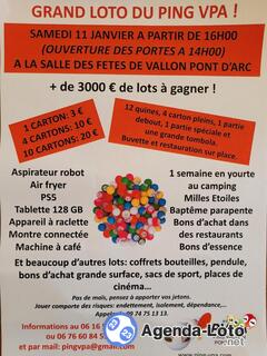 Photo du loto Loto du ping vpa