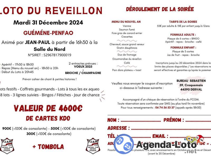 Loto du reveillon