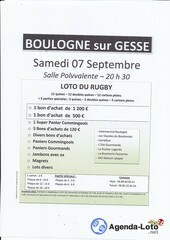 Photo du loto LOTO du Rugby