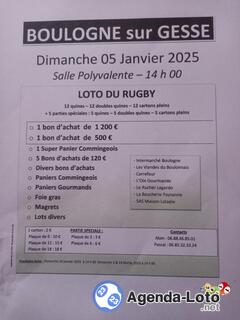 Photo du loto LOTO du Rugby