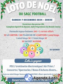 Photo du loto Loto du sagc football