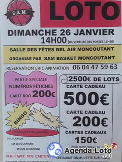 Photo du loto Loto du SAM BASKET Moncoutant