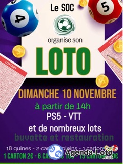 Photo du loto Loto du soc