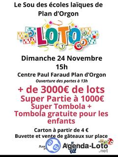 Photo du loto Loto du sou des écoles laiques