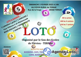 Photo du loto Loto du Sou des écoles de TERNAY FLEVIEU