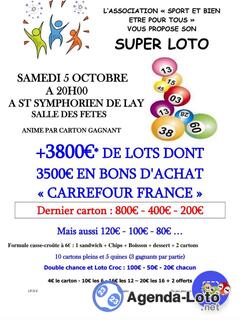 Photo du loto Loto du 'sport et bien etre pour vous'