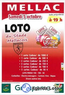 Photo du loto LOTO du stade mellacois