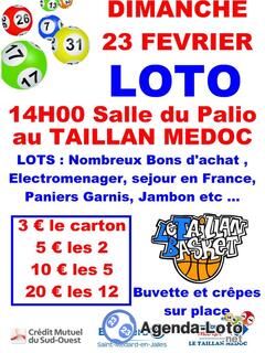 Photo du loto Loto du taillan basket