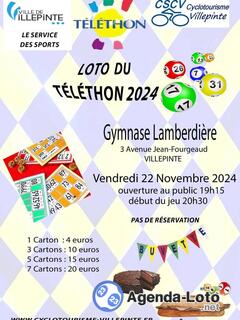 Photo du loto LOTO DU TELETHON 2024 organisé par le CSCV93