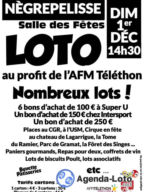 Loto du Téléthon