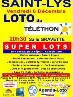 Photo du loto Loto du telethon