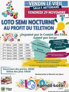 Photo du loto Loto du telethon