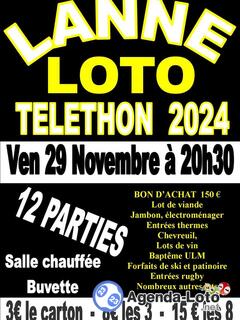 loto du téléthon du Marquisat 2024