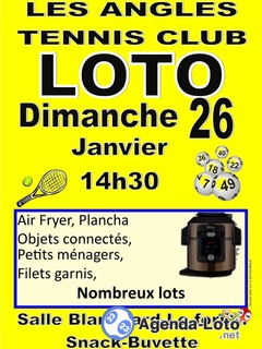 Photo du loto Loto du tennis club des angles