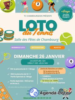 Photo du loto Loto du Tennis Club Chambourgeois