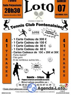 Photo du loto Loto du Tennis Club Fontenaisien