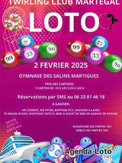 Photo du loto loto du twirling club martegal