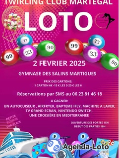 Photo du loto loto du twirling club martegal