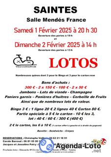 Photo du loto Loto du Vélo Club Saintais