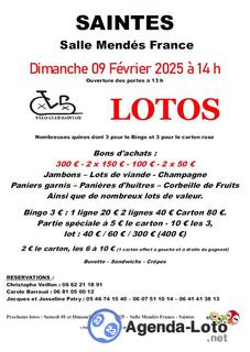 Photo du loto Loto du Vélo Club Saintais