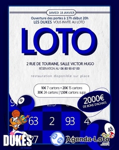 Photo du loto Loto les dukes