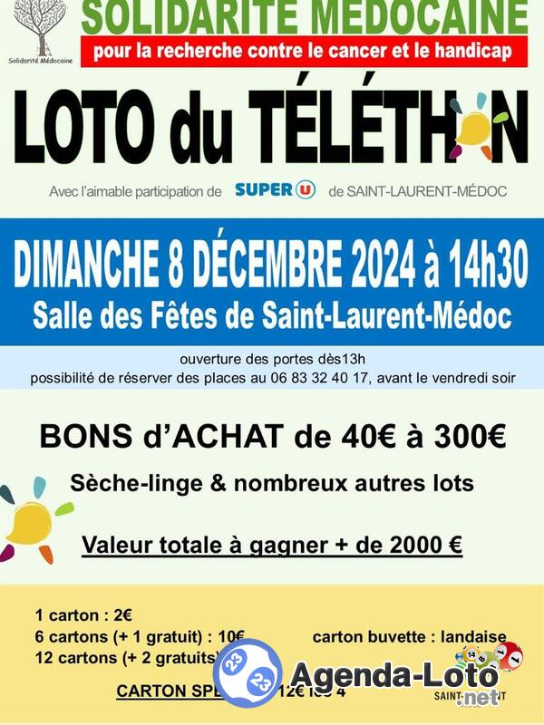 loto pour e téléthon