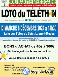 Photo du loto loto pour e téléthon