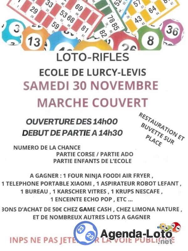 Loto École de lurcy Lévis