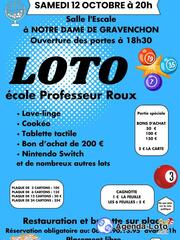 Photo du loto Loto école Professeur Roux