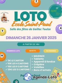 Photo du loto Loto école Saint Paul d'Auterive