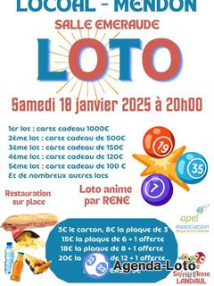 Photo du loto Loto Ecole Sainte Anne Landaul