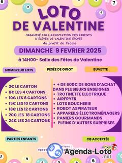 Photo du loto Loto ecole de valentine