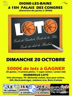 Photo du loto Loto des ecoles et du basket