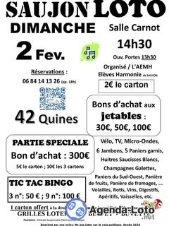 Photo du loto LOTO des Elèves de L'Harmonie de SAUJON