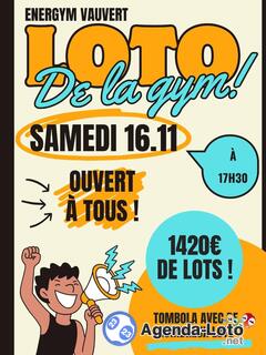 Photo du loto Loto energym vauvert