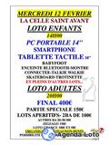 Photo loto enfants à 14 h 00 et loto adultes à 20 h 00 Marius à La Celle-Saint-Avant