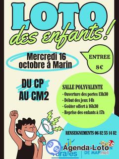 Photo du loto Loto des enfants du CP au CM2