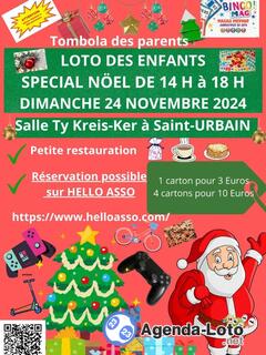 Photo du loto Loto des enfants spécial Nôel