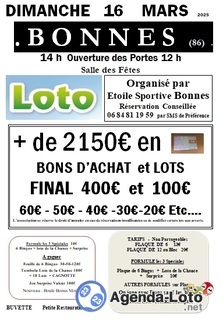 Photo du loto LOTO ES BONNES animé par Monique