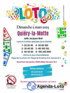 Photo du loto Loto escrebieux