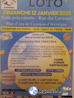 Photo du loto Loto Eveils Solidaires d Auvergne Cournon