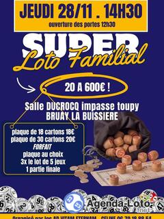 Photo du loto Loto familial des Ad Vitam Eternam