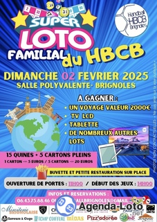 Photo du loto Loto Familial du Handball Club Brignolais