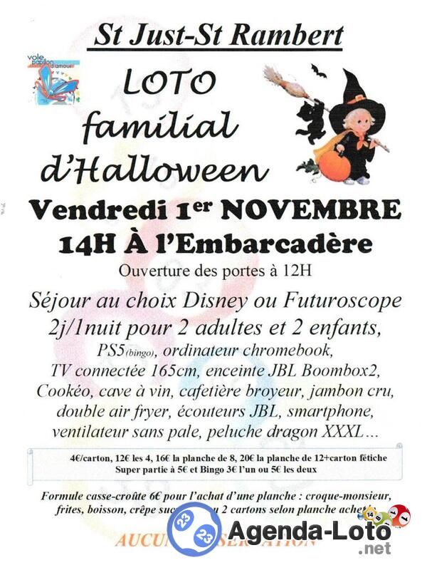 Loto familial d'Halloween