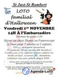 Photo Loto familial d'Halloween à Saint-Just-Saint-Rambert