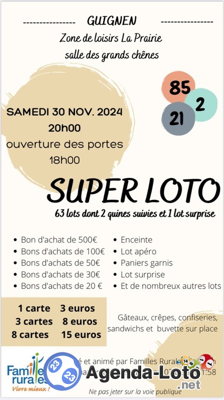 Loto Familles rurales