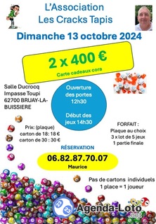 Photo du loto loto famillial 2 X 400