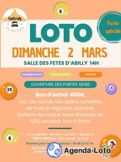 Photo du loto Loto family rally