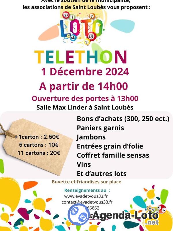 Loto en faveur du telethon